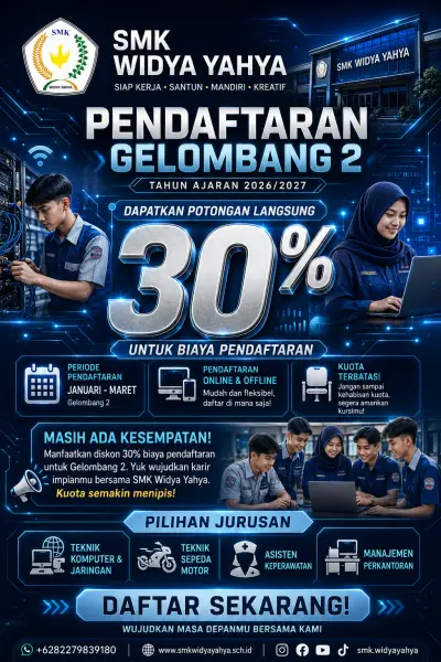 Promo Diskon 30% Pendaftaran SPMB Gelombang 2